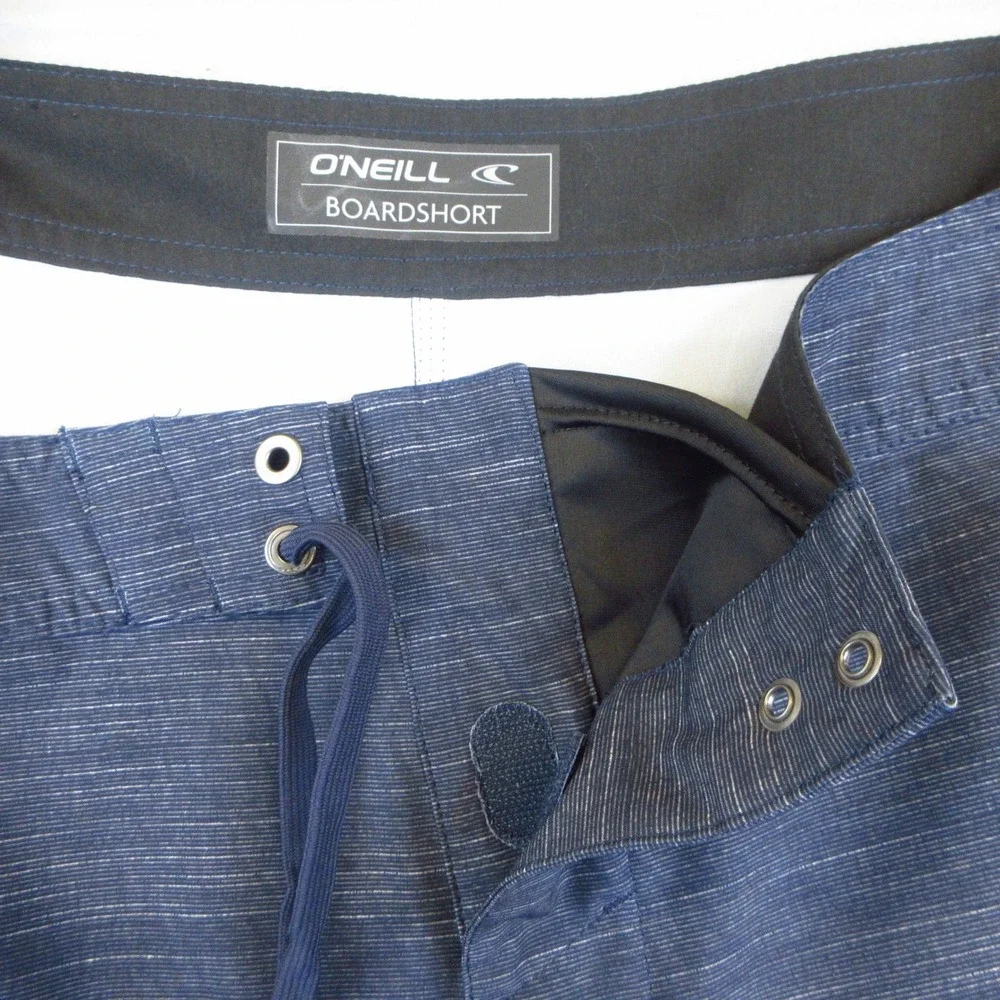 O'Neill Boardshorts Mens 34 Blue Heathered Stretch‎ Swim Surf Beach